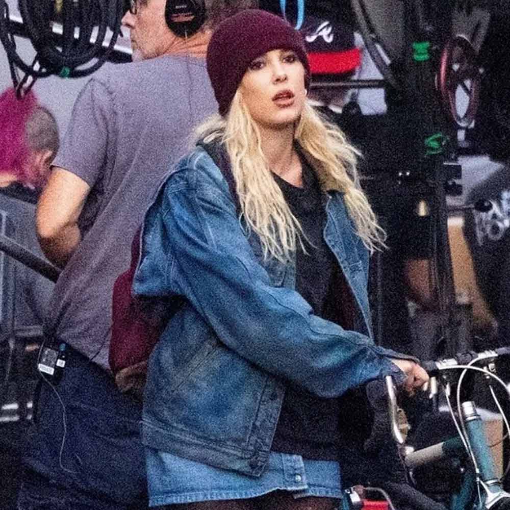 Millie Bobby Brown The Electric State Denim Jacket - Image 12