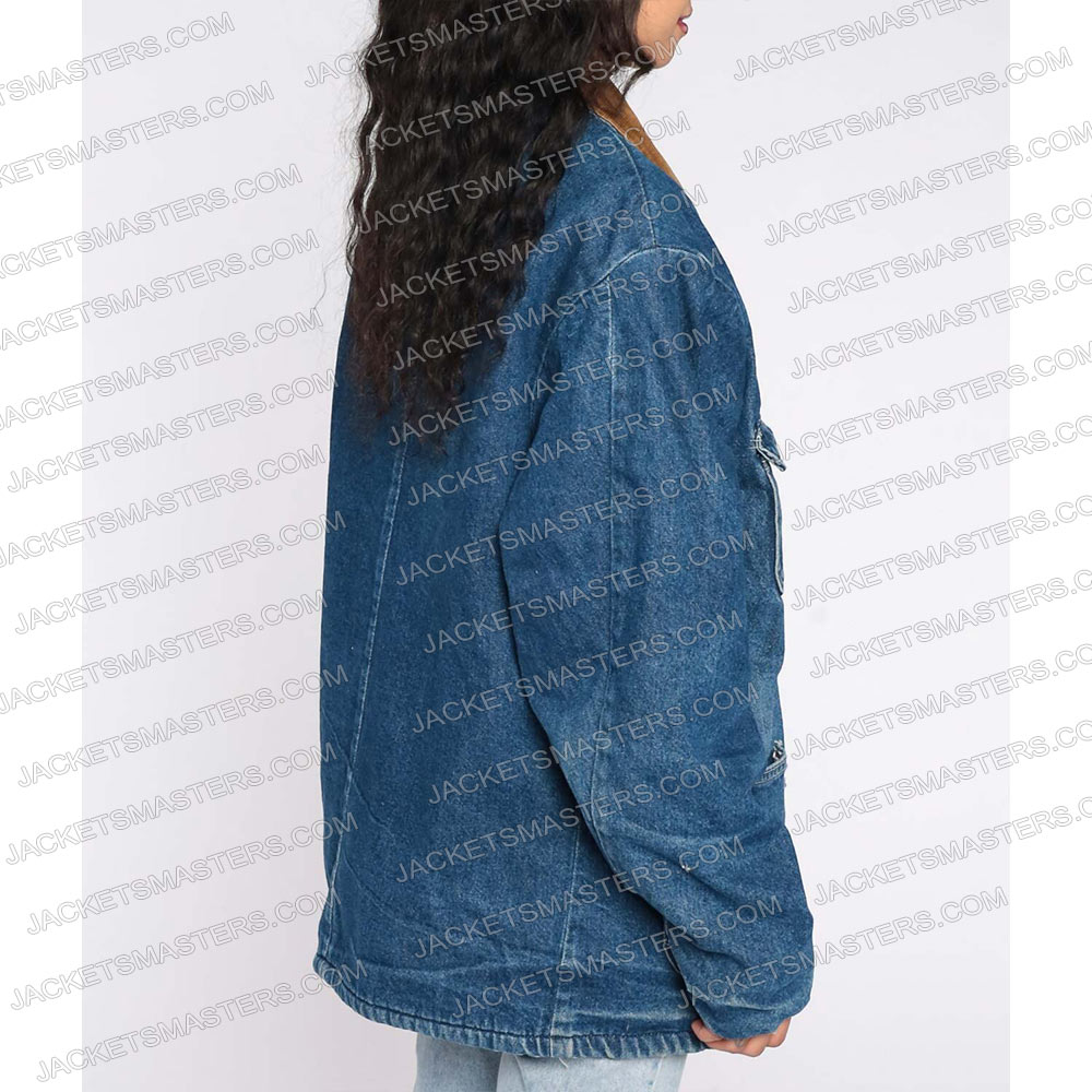 Millie Bobby Brown The Electric State Denim Jacket - Image 5