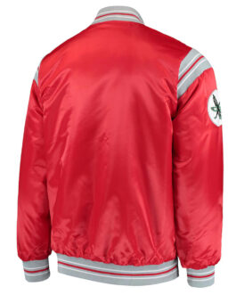 The Enforcer Ohio State Buckeyes Scarlet Jacket