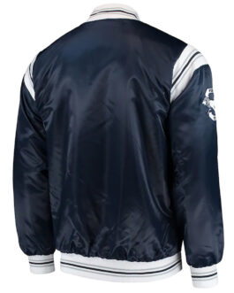 The Enforcer Penn State Nittany Lions Navy Blue Satin Jacket