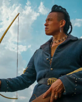 The English Chaske Spencer Blue Wool Jacket