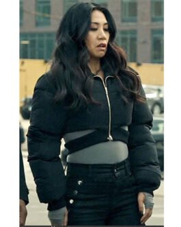 The Equalizer S03 Liza Lapira Cropped Puffer Jacket