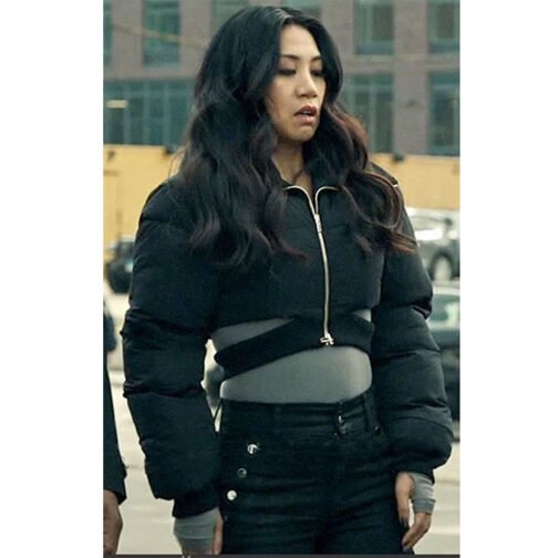 The Equalizer S03 Liza Lapira Cropped Puffer Jacket - Image 2
