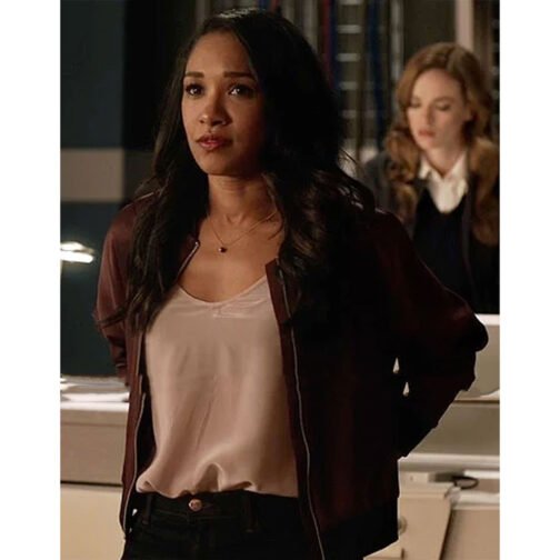 The Flash S03 Candice Patton Bomber Jacket - Image 2