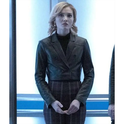 The Gifted S02 Skyler Samuels Leather Jacket - Image 2