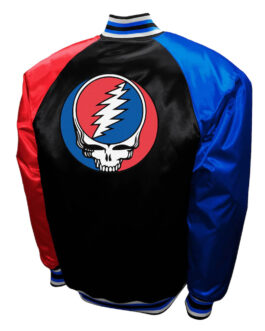 The Grateful Dead Power Black Satin Jacket