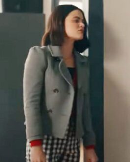Lucy Hale The Hating Game Grey Wool Jacket