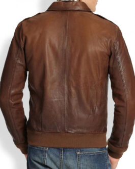 The Man In The High Castle Luke Kleintank Bomber Leather Jacket