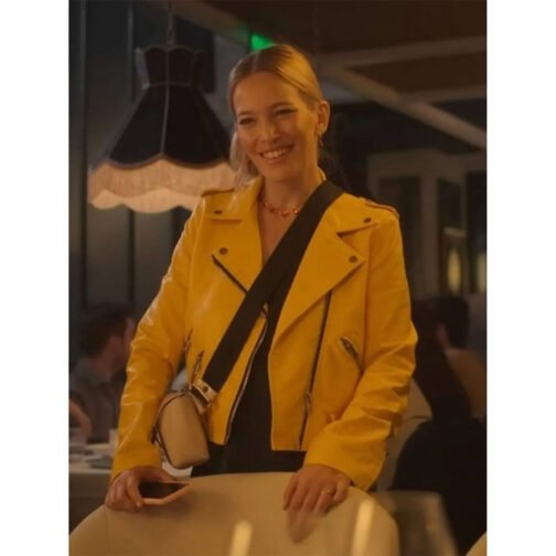 The Marriage App Luisana Lopilato Leather Jacket - Image 2