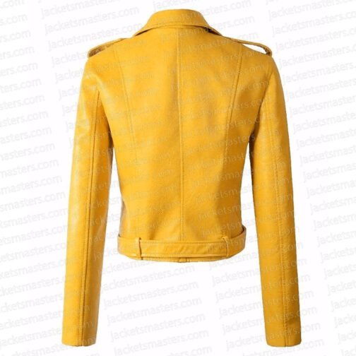 The Marriage App Luisana Lopilato Leather Jacket - Image 3