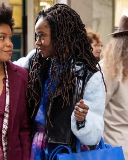 The Other Black Girl Ashleigh Murray Leather Vest