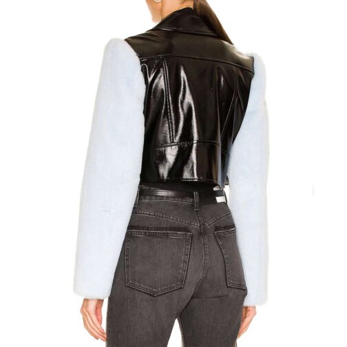 The Other Black Girl Ashleigh Murray Leather Vest - Image 3