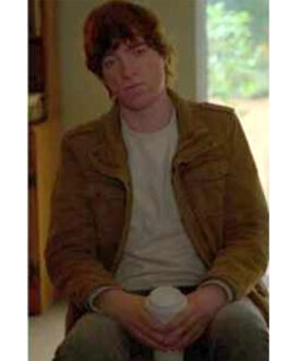 The Patient Domhnall Gleeson Brown Cotton Jacket