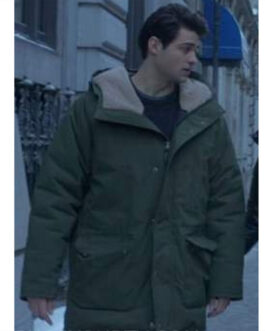 The Recruit Noah Centineo Green Parka Jacket