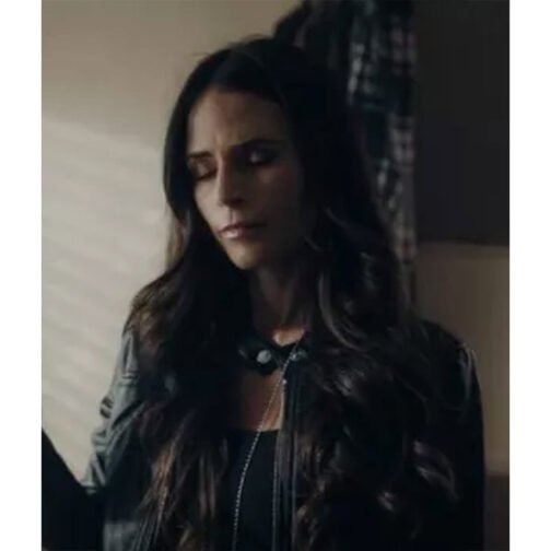 The Rookie Feds Jordana Brewster Leather Jacket - Image 7