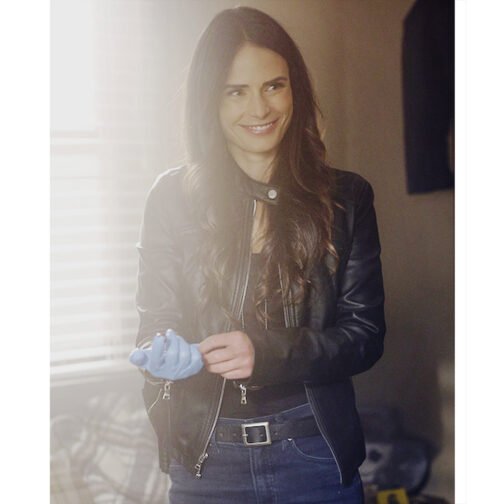 The Rookie Feds Jordana Brewster Leather Jacket - Image 2