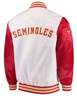 The Rookie Florida State Seminoles Red and White Jacket