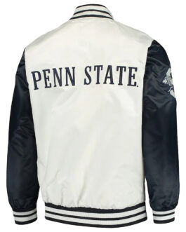 The Rookie Penn State Nittany Lions Blue/White Satin Jacket