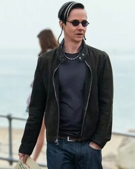 The Sandman Vanesu Samunyai Black Suede Jacket