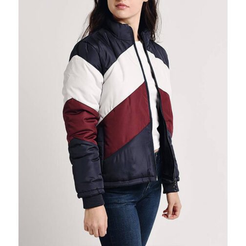 The Society Kathryn Newton Color Block Jacket - Image 4