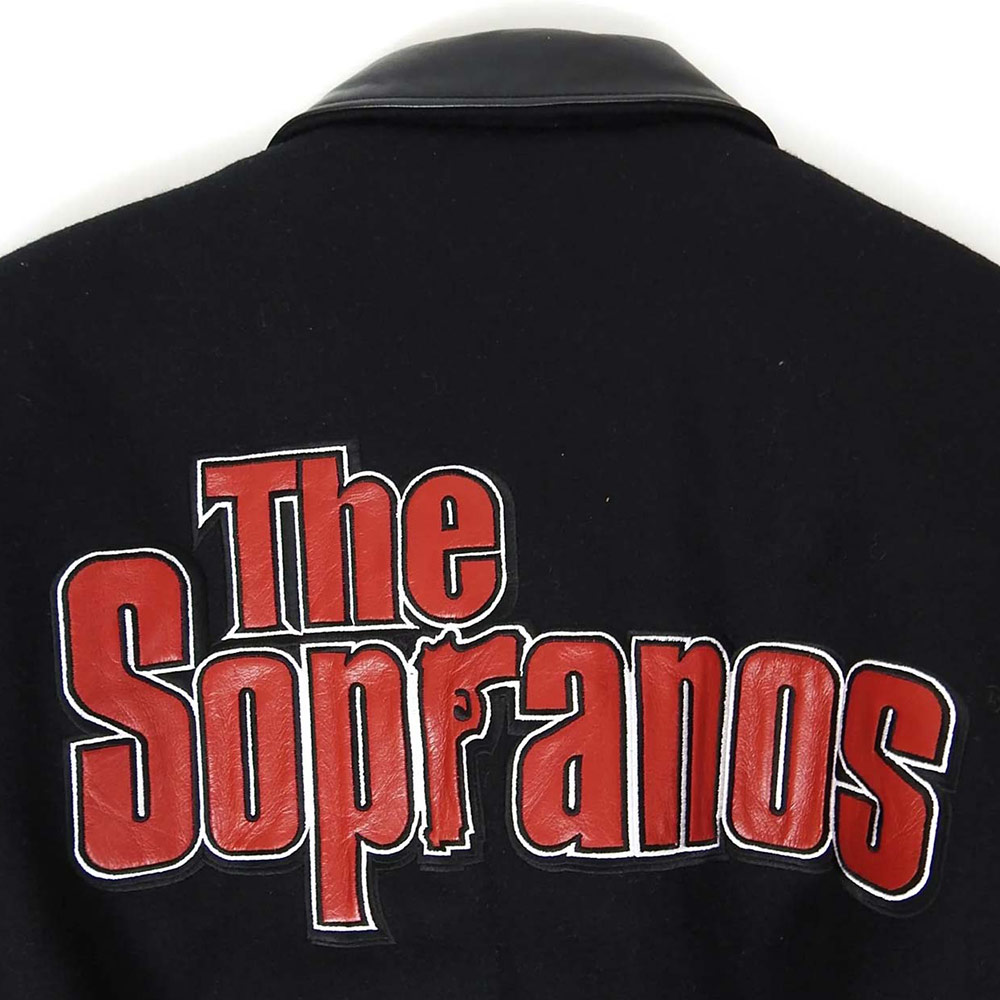 The Sopranos Black Varsity Jacket - Image 3