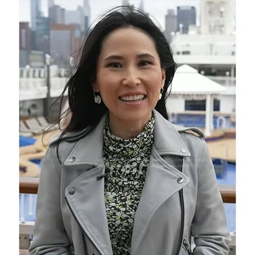 Vicky Nguyen The Today Show Leather Jacket - Image 7