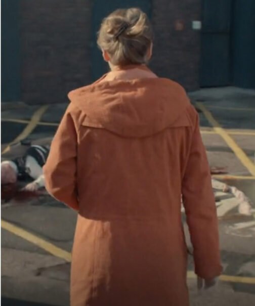 The Tower Gemma Whelan Orange Coat - Image 10