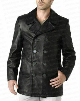 Negan The Walking Dead City Leather Peacoat