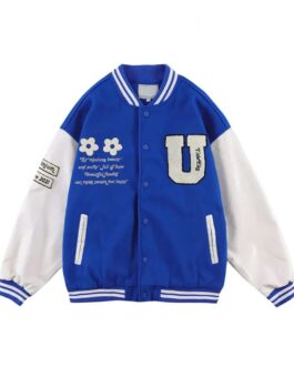 TideEku Flowers Black/Blue Jacket