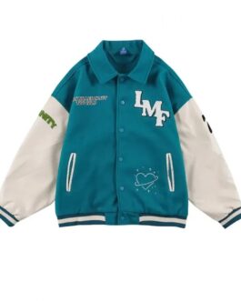 Tideeku New This Killer is Not too Cold Letterman Jacket