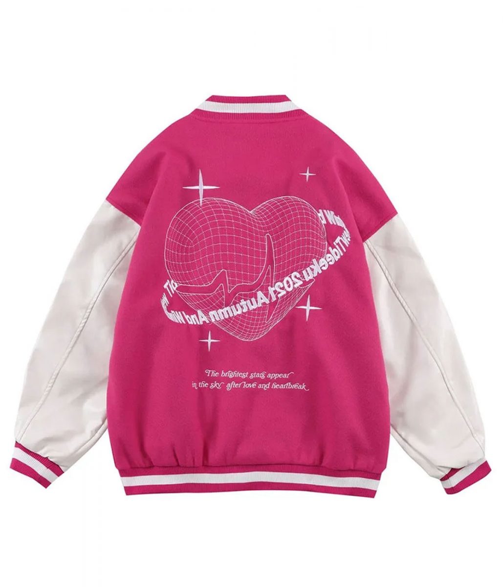 Varsity TideEku Shine Black/Pink Jacket - Image 3