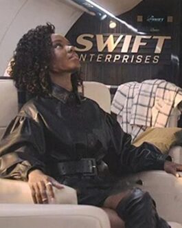 Tom Swift Ashleigh Murray Black Leather Jacket