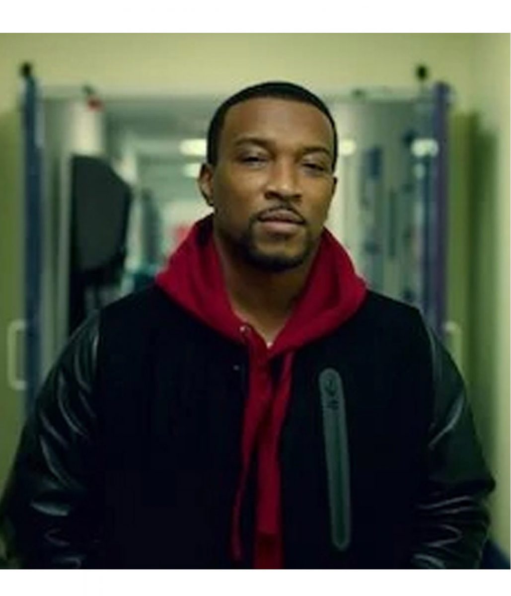 Top Boy Ashley Walters Black Varsity Jacket - Image 6