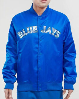 Toronto Blue Jays Big Logo Satin Jacket