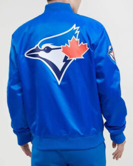 Toronto Blue Jays Big Logo Satin Jacket
