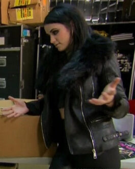 Total Divas Season 3 Saraya Leather Jacket