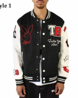 Playboy Club True Religion Varsity Jacket