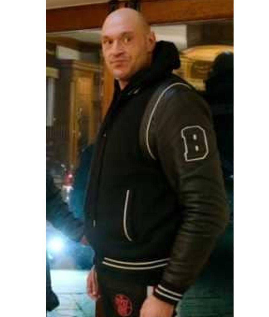 Tyson Fury At Home With The Furys Varsity Jacket - Image 2