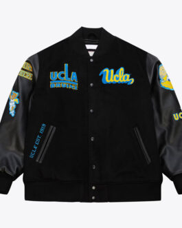 UCLA Bruins Black Varsity Jacket