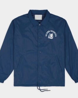 Uconn Huskies 1970’s Logo Coaches Jacket