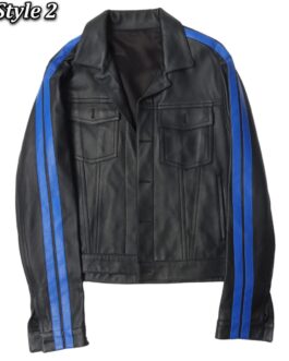 V Sample Striped Jacket