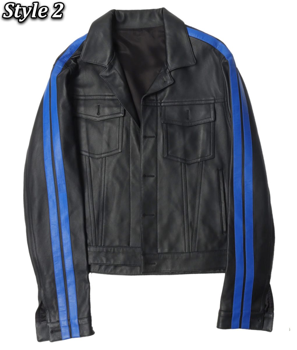 V Sample Striped Jacket - Image 2