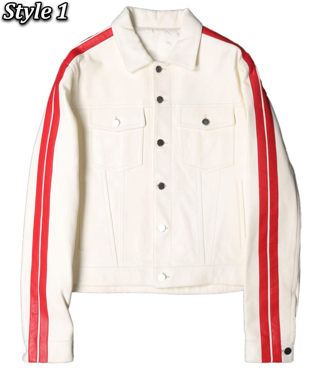 V Sample Striped Jacket