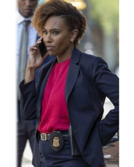 Ryan Michelle Bathe The Endgame Navy Blue Blazer