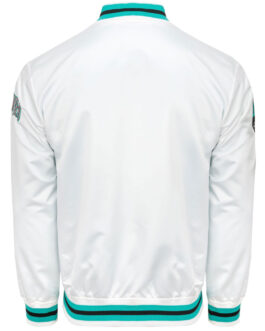 Vancouver Grizzlies City Collection White Varsity Satin Jacket