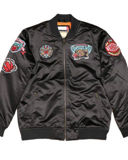 Vancouver Grizzlies Flight Satin Jacket