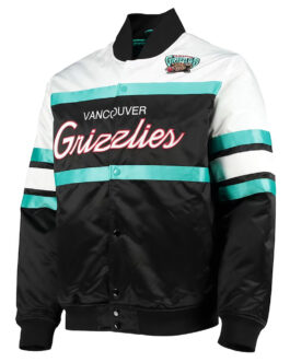 Special Script Vancouver Grizzlies Black Jacket