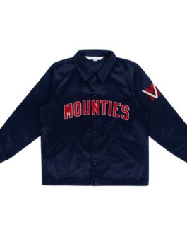 Vancouver Mounties Navy Satin Windbreaker