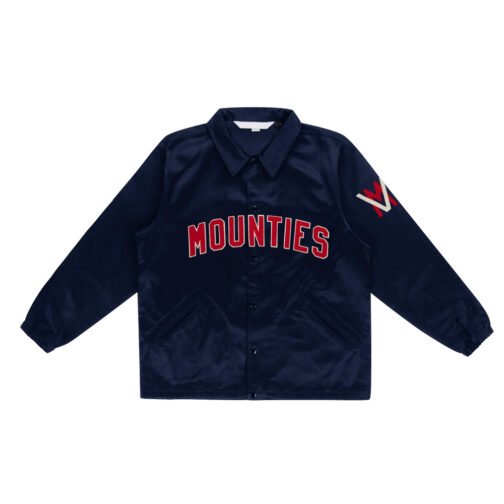 Vancouver Mounties Navy Satin Windbreaker