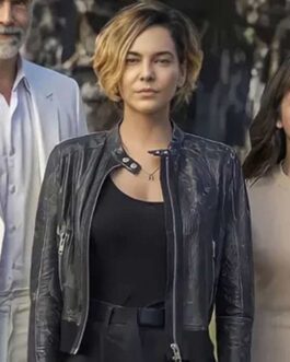 Good Morning Verônica Tainá Müller Black Leather Jacket